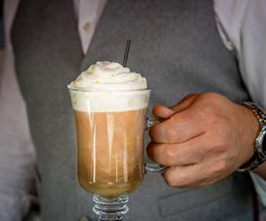 cappuccino with irish whiskey