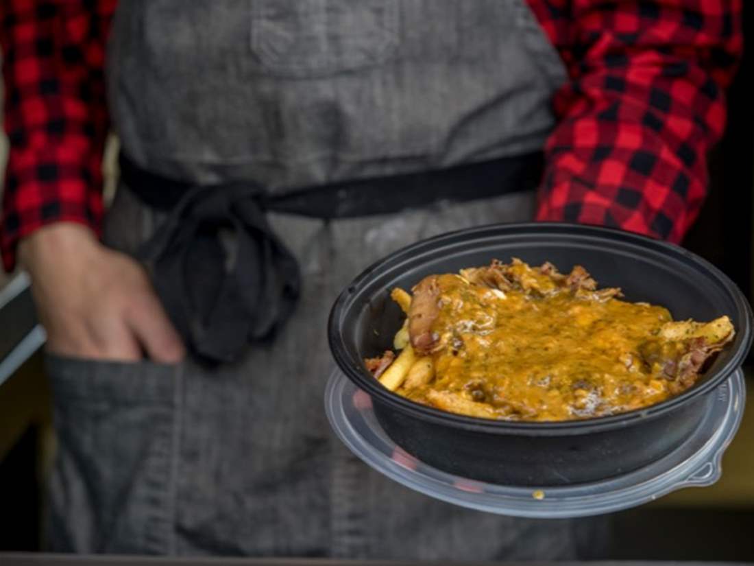 poutine served to go